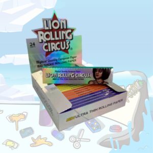 Seda Lion Rolling Circus Prata King Size